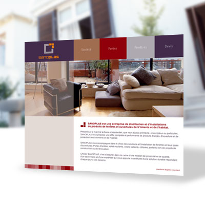 site internet, Sanoplas, bienvenue sur mars agence communication grenoble, lyon, valence, chambery, annecy
