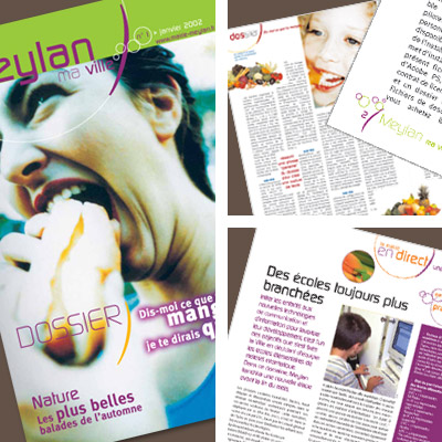 journal municipal, Mairie de Meylan, bienvenue sur mars agence communication grenoble, lyon, valence, chambery, annecy