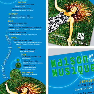 kakemono, Maison de la Musique Meylan, bienvenue sur mars agence communication grenoble, lyon, valence, chambery, annecy