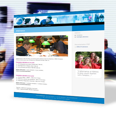 site Internet, Flor, bienvenue sur mars agence communication grenoble, lyon, valence, chambery, annecy
