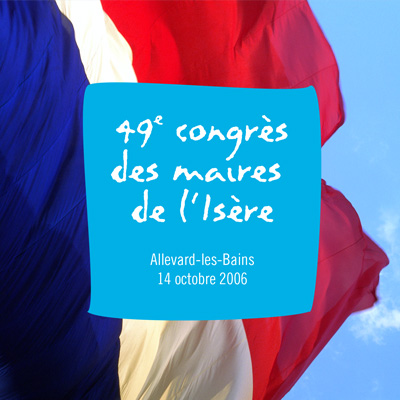 Objet venementiel, Mairie d'Allevard-les-Bains, bienvenue sur mars agence communication grenoble, lyon, valence, chambery, annecy