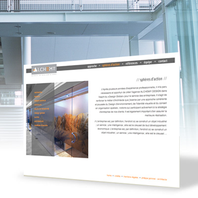site Internet, Alchemy Design, bienvenue sur mars agence communication grenoble, lyon, valence, chambery, annecy