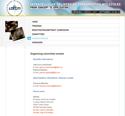 site vnementiel, IDTM, bienvenue sur mars agence communication grenoble, lyon, valence, chambery, annecy