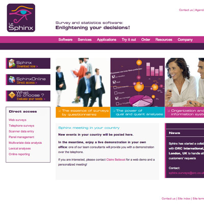 site web, Le Sphinx Developpement, bienvenue sur mars agence communication grenoble, lyon, valence, chambery, annecy
