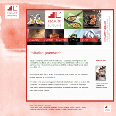 site Internet, L'escalier, bienvenue sur mars agence communication grenoble, lyon, valence, chambery, annecy
